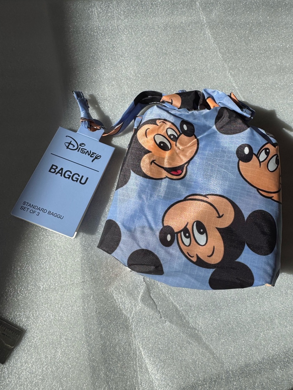 NWT Disney x BAGGU Mickey Minnie Pluto Set of 3